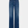 BAGGY JEANS IN DARK WASHED DENIM | Rabanne Shop