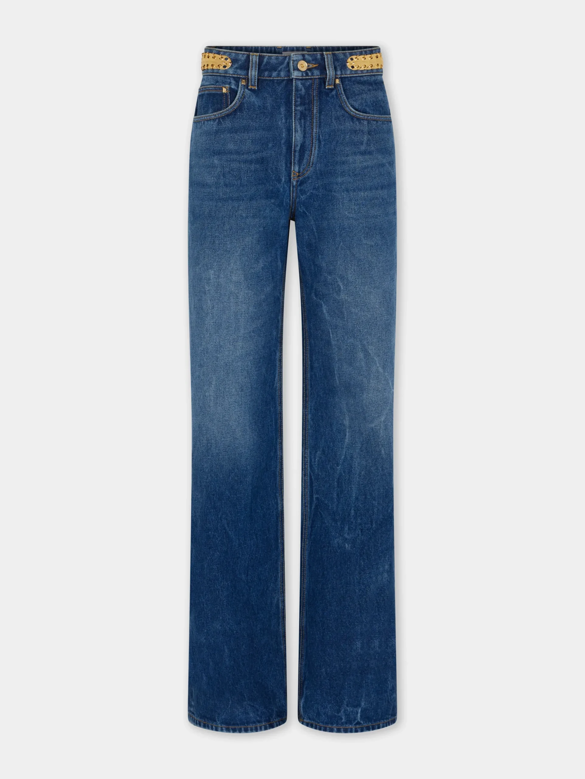 BAGGY JEANS IN DARK WASHED DENIM | Rabanne Shop