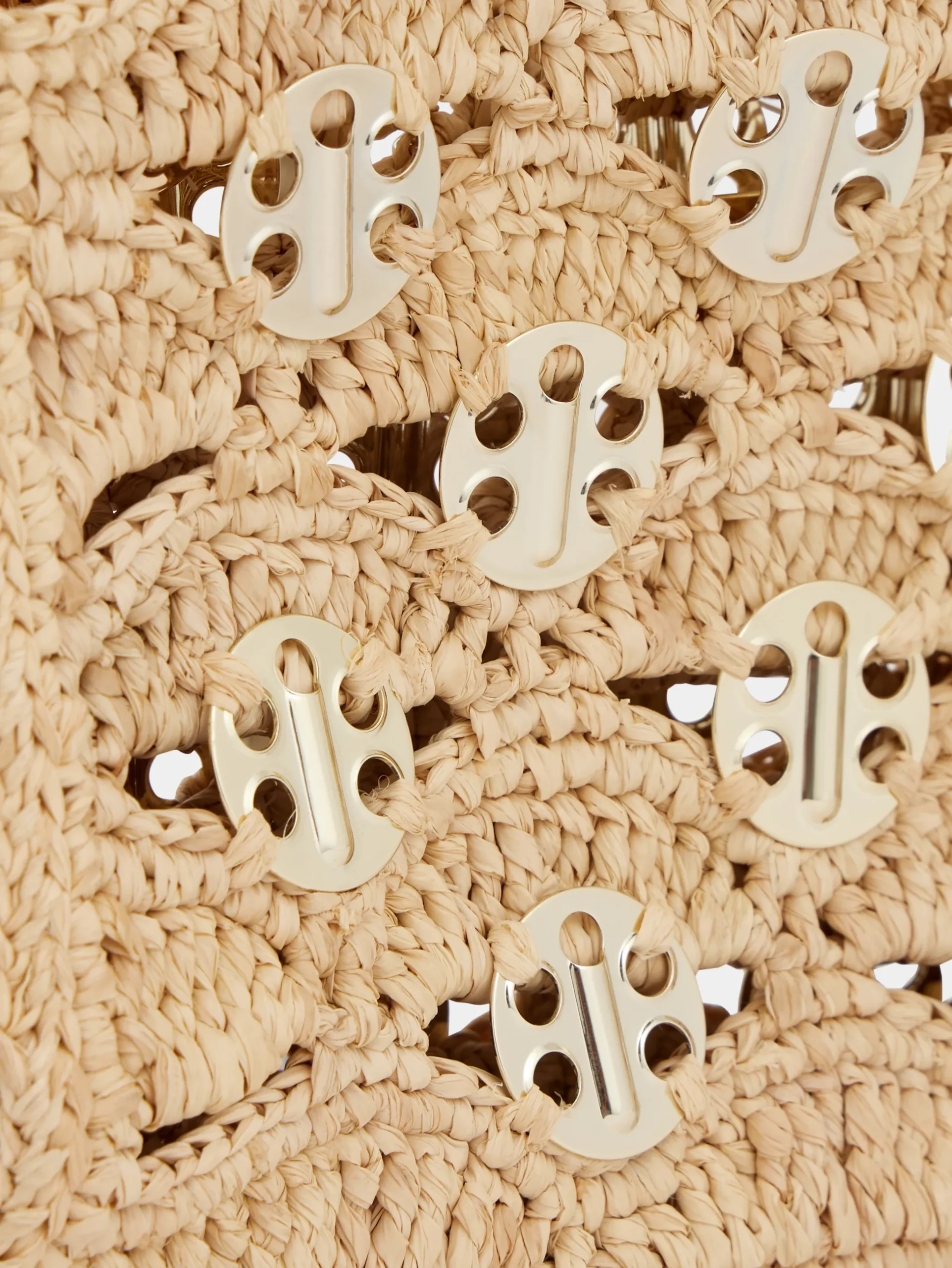 1969 BEIGE NANO BAG IN RAFFIA | Rabanne Fashion