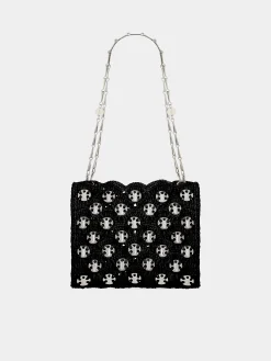 1969 BLACK BAG IN RAFFIA | Rabanne Outlet