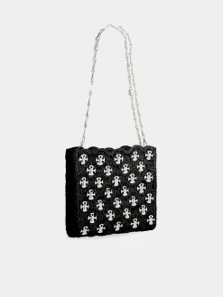 1969 BLACK BAG IN RAFFIA | Rabanne Outlet