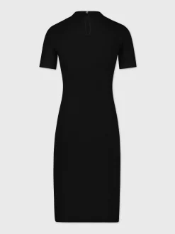 Black drapé pression mini dress | Rabanne Shop