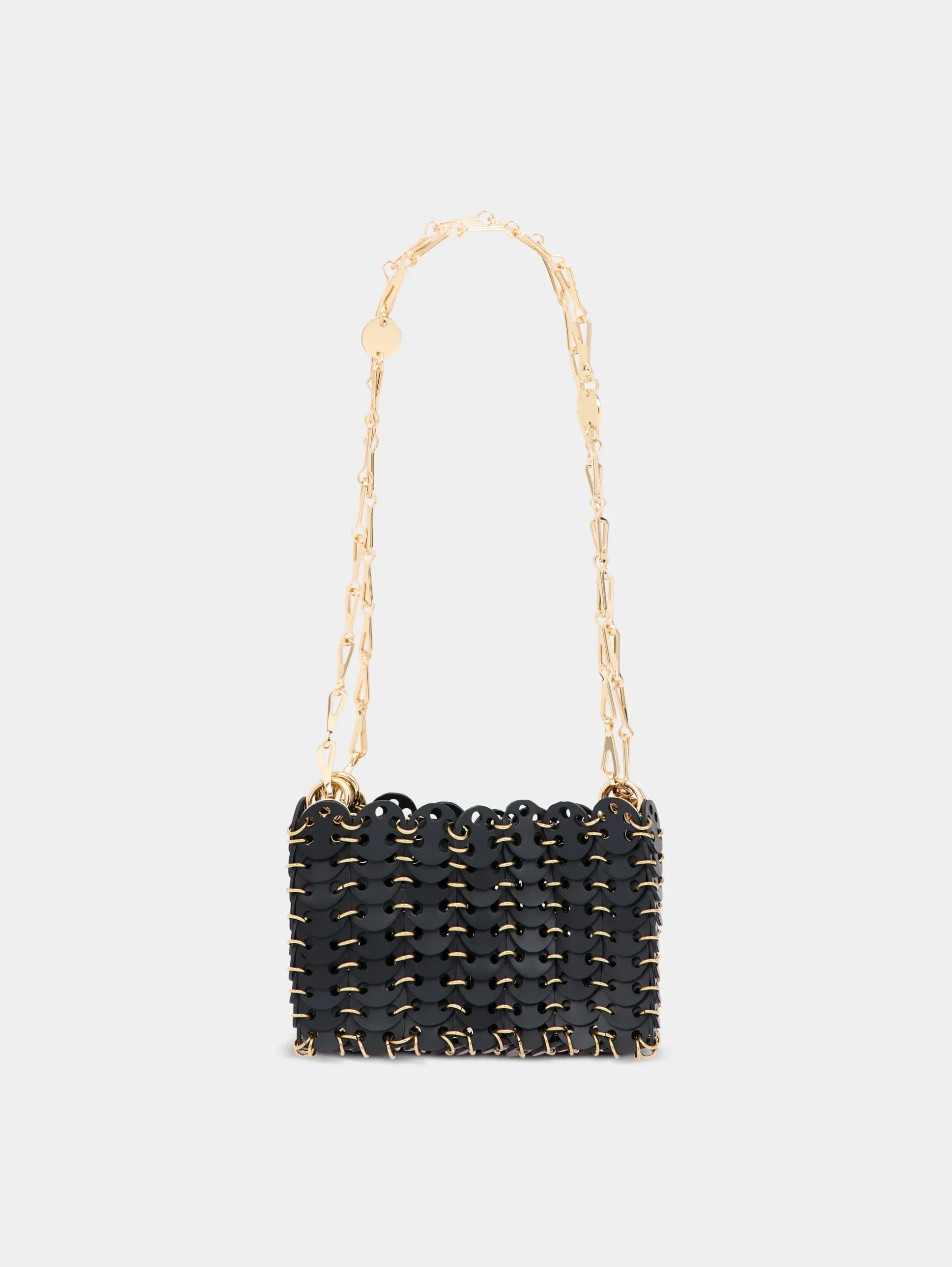 1969 BLACK NANO BAG IN LEATHER | Rabanne Outlet