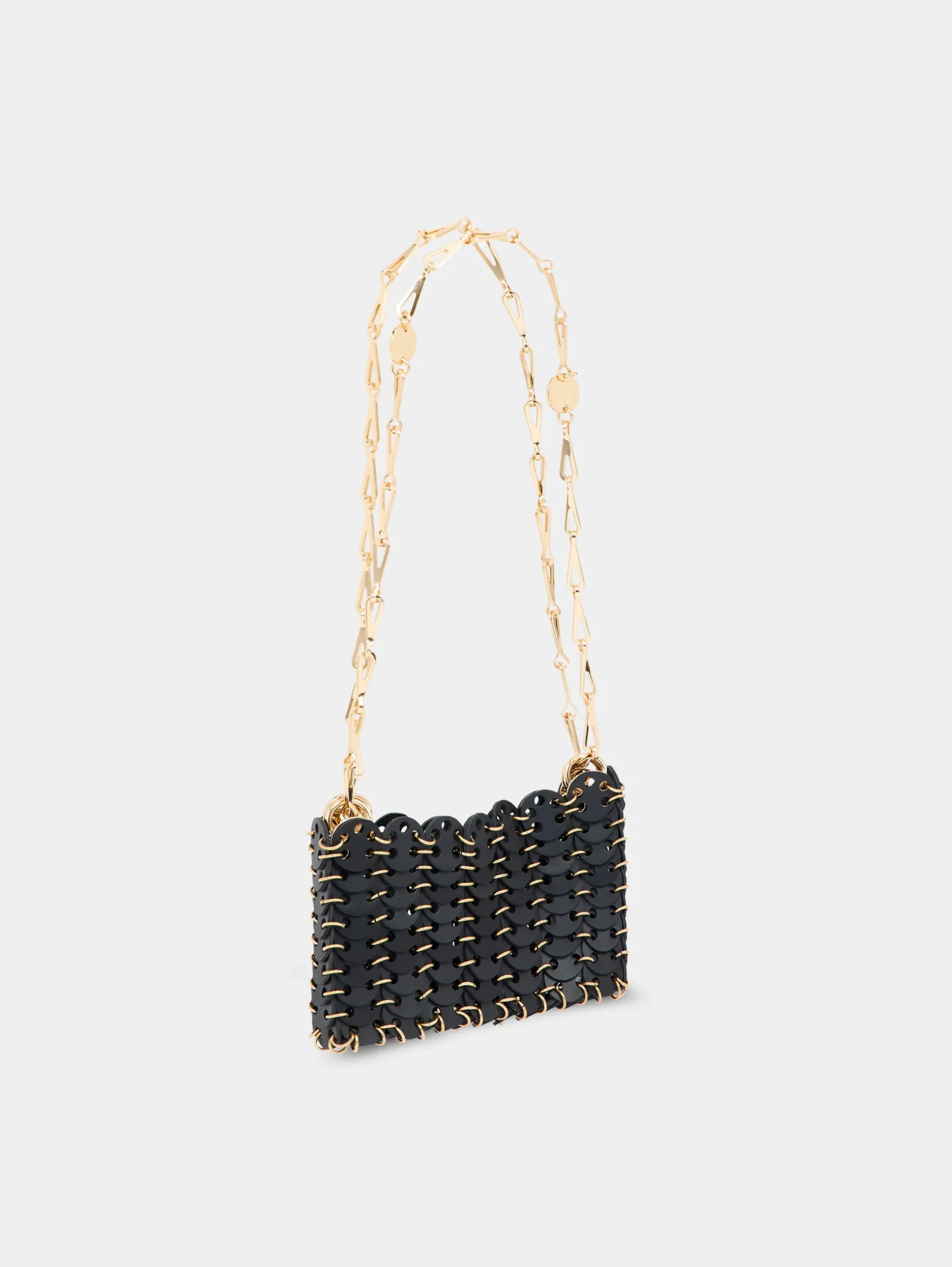 1969 BLACK NANO BAG IN LEATHER | Rabanne Outlet