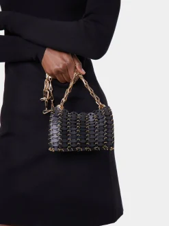 1969 BLACK NANO BAG IN LEATHER | Rabanne Outlet