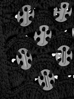 1969 BLACK NANO BAG IN RAFFIA | Rabanne Fashion