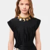 Black top with signature piercing | Rabanne Cheap