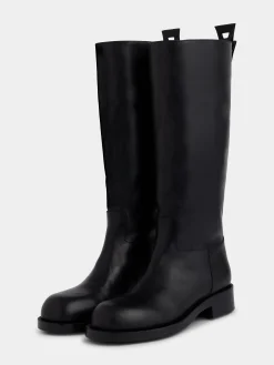 BOOTS IN SMOOTH LEATHER | Rabanne Hot