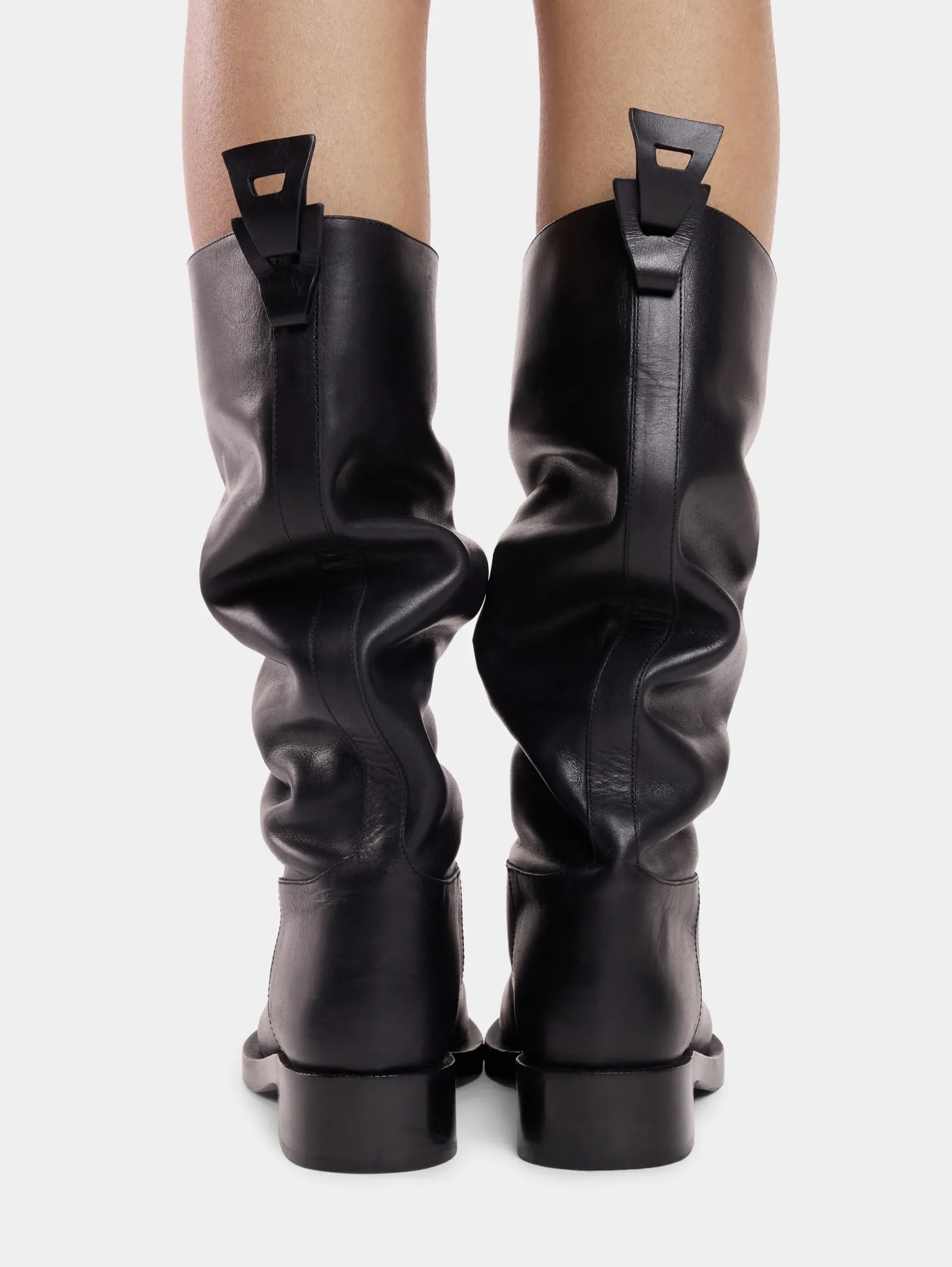 BOOTS IN SMOOTH LEATHER | Rabanne Hot