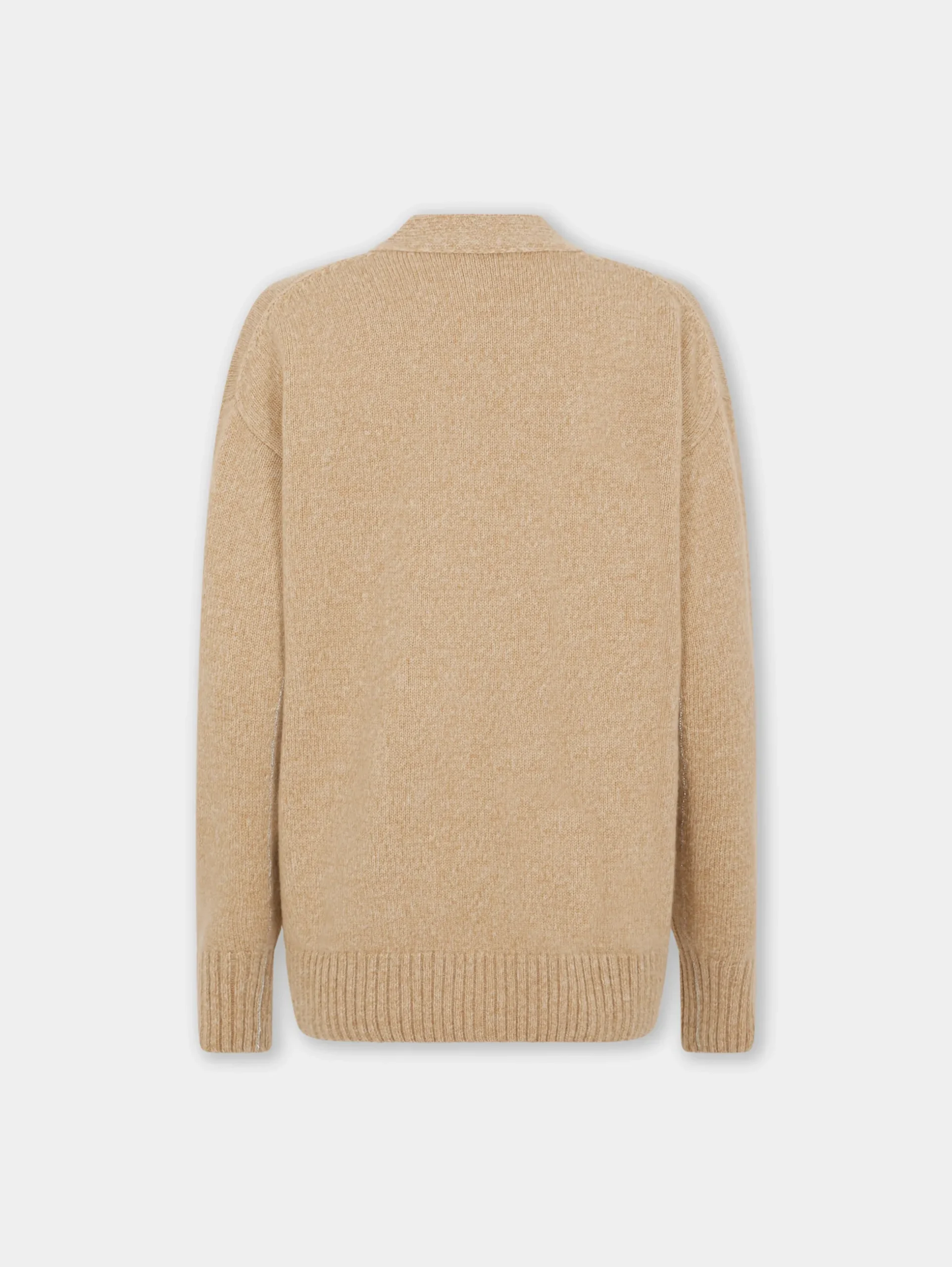 CARDIGAN JACKET IN WOOL AND CASHMERE | Rabanne Hot