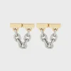 Chain-link earrings | Rabanne Flash Sale