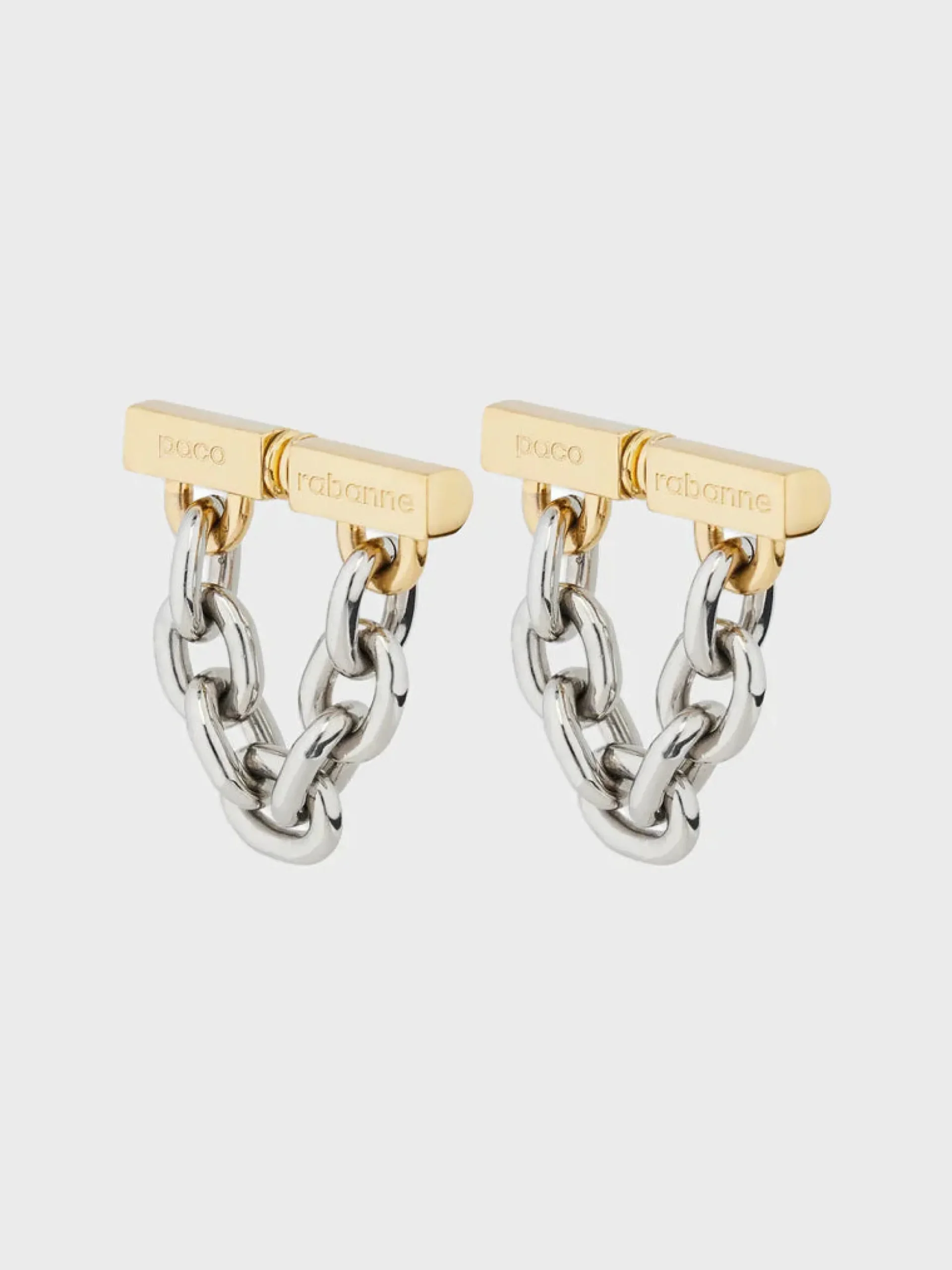 Chain-link earrings | Rabanne Flash Sale