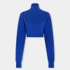 CROPPED SWEATER IN BRUSHED WOOL | Rabanne New