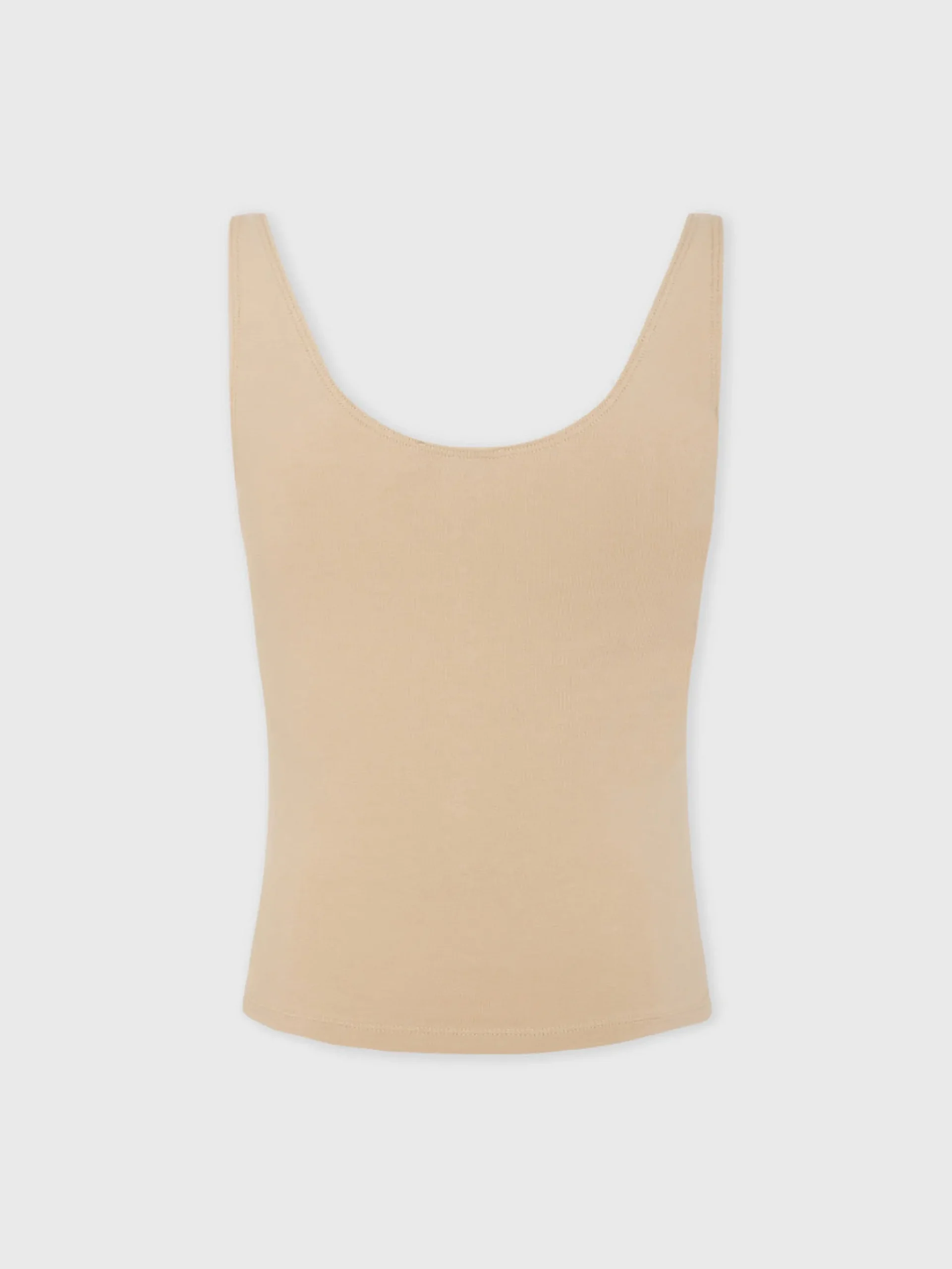 Drapped raffia colored top with metallic details | Rabanne Online