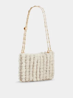 Ecru 1969 BAG IN SHEARLING | Rabanne Store