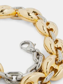 Eight Chunky Gold/Silver Eight Necklace | Rabanne Discount