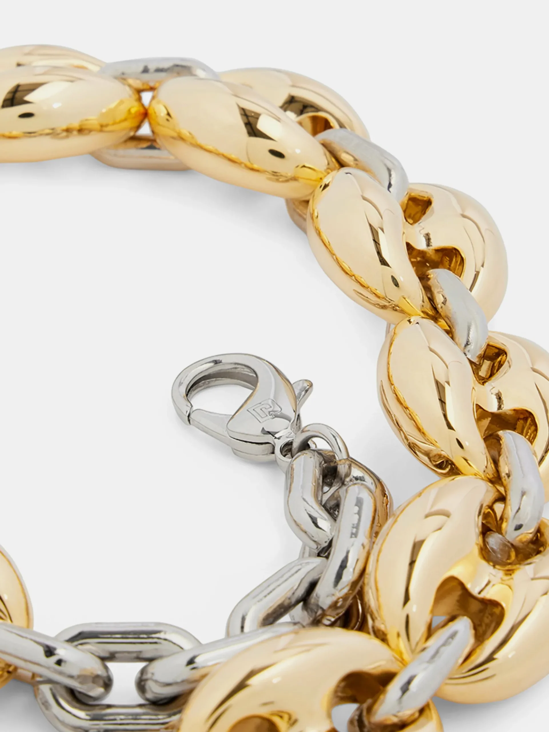 Eight Chunky Gold/Silver Eight Necklace | Rabanne Discount