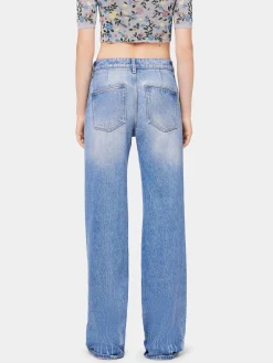 Flared jeans embellished with 1969 discs | Rabanne Hot