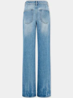 Flared jeans embellished with 1969 discs | Rabanne Hot