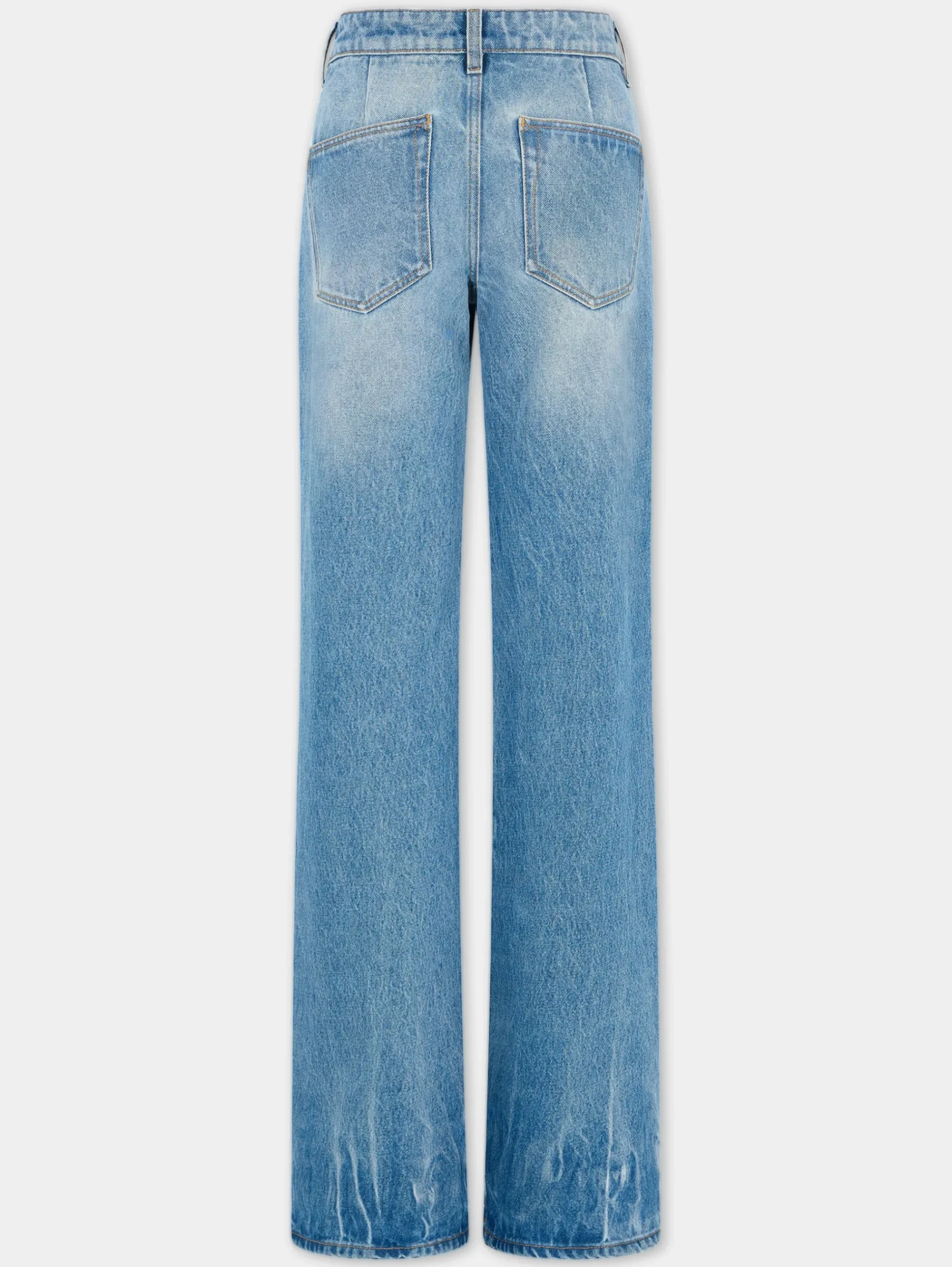 Flared jeans embellished with 1969 discs | Rabanne Hot