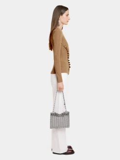 GATHERED TOP IN WOOL JERSEY | Rabanne Clearance