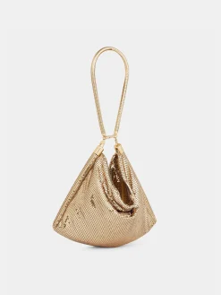 Gold chainmail pocket bag | Rabanne Fashion