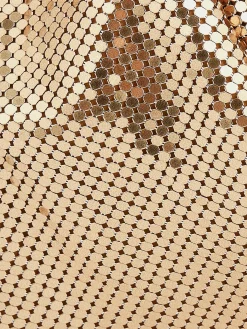 Gold chainmail pocket bag | Rabanne Fashion