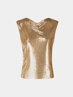 Gold chainmail Top | Rabanne Clearance