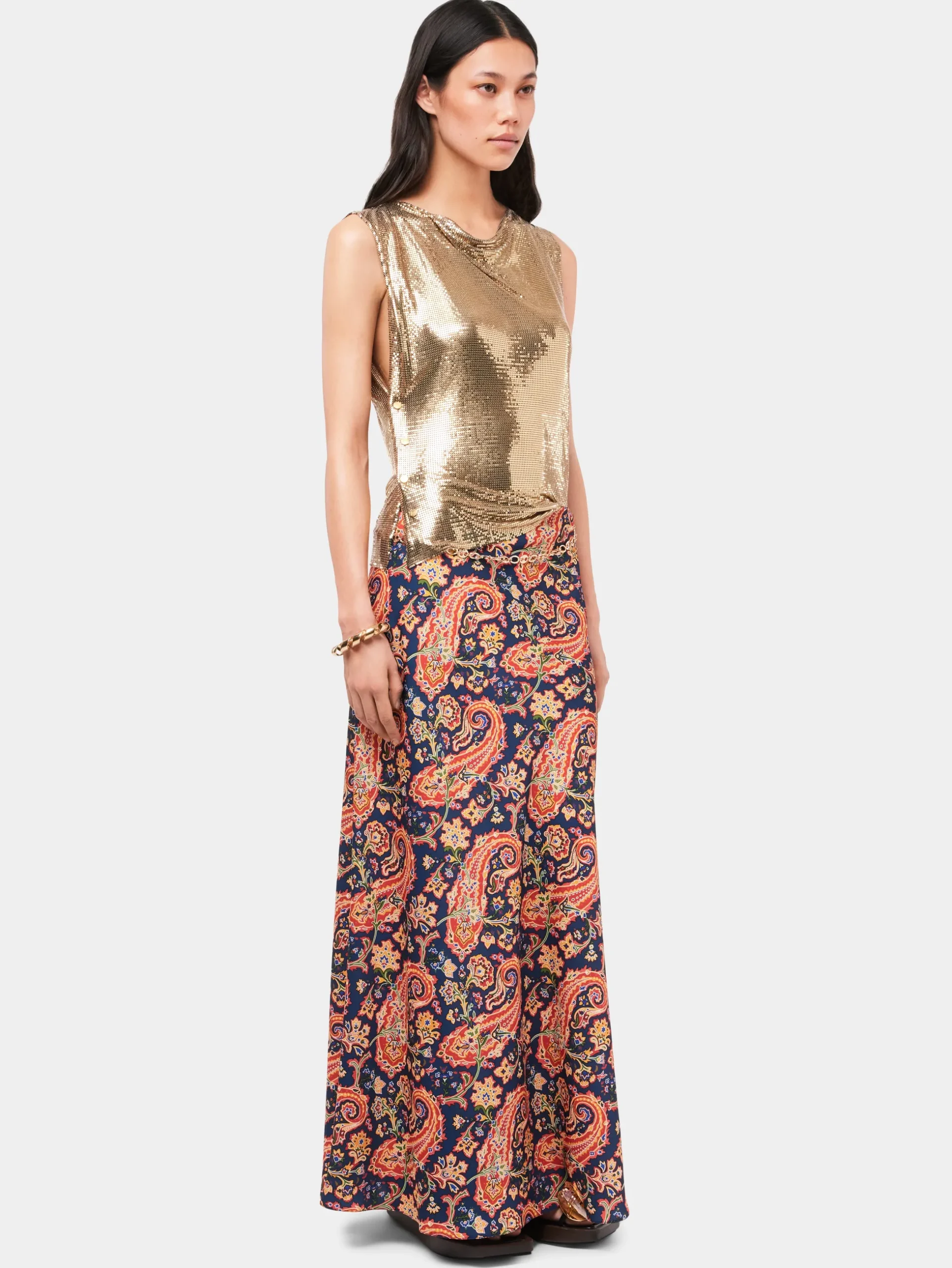 Gold chainmail Top | Rabanne Clearance