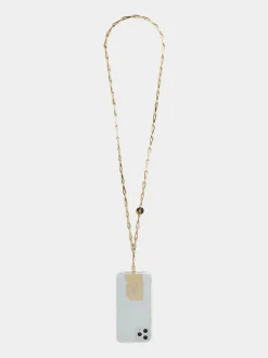 Gold crossbody phone chain | Rabanne Cheap