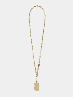 Gold crossbody phone chain | Rabanne Cheap