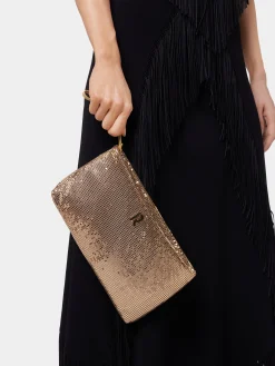 GOLD MESH POUCH | Rabanne Hot