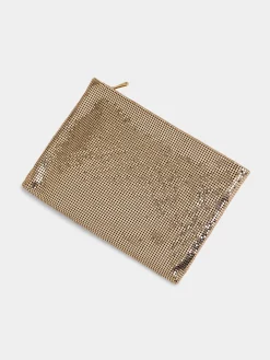 GOLD MESH POUCH | Rabanne Hot