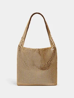 Gold Pixel bag | Rabanne Outlet