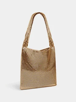 Gold Pixel bag | Rabanne Outlet