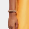 Gold Pixel bracelet in micro crystals | Rabanne Discount