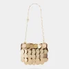 GOLD SPARKLE DISCS NANO BAG | Rabanne Flash Sale