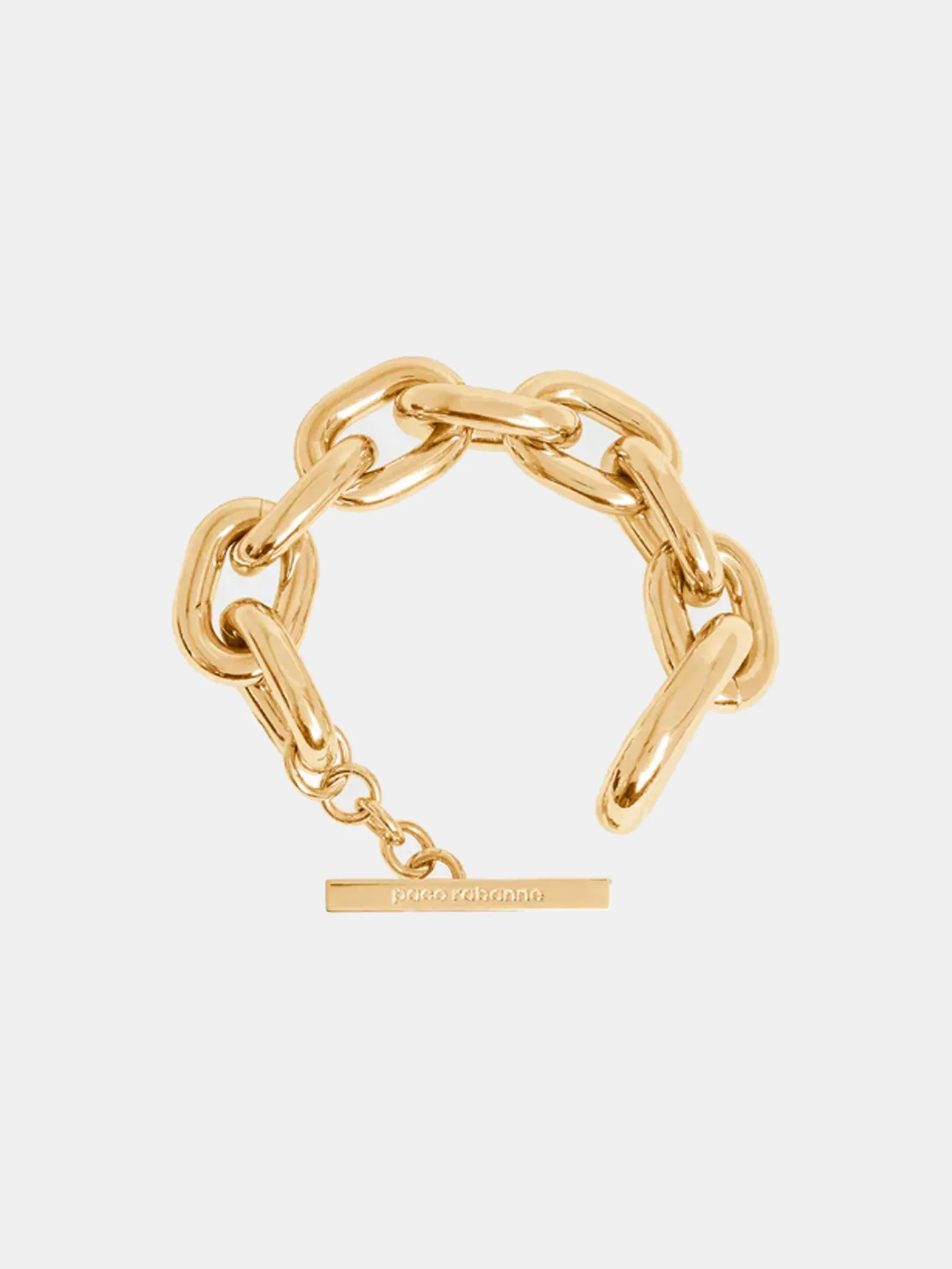 Gold XL link bracelet | Rabanne Cheap