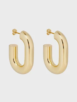 Gold XL Link Earrings | Rabanne New