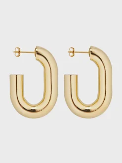 Gold XL Link Earrings | Rabanne New