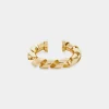 Gold XL link twist cuff | Rabanne Best