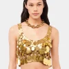 Golden Sparkle Assembly Top | Rabanne Store