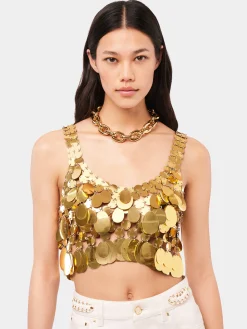 Golden Sparkle Assembly Top | Rabanne Store