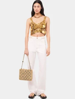 Golden Sparkle Assembly Top | Rabanne Store