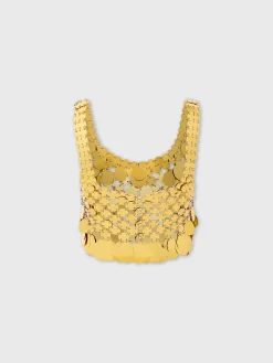 Golden Sparkle Assembly Top | Rabanne Store