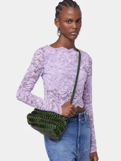 GREEN CROSSBODY PACO LEATHER BAG | Rabanne Best