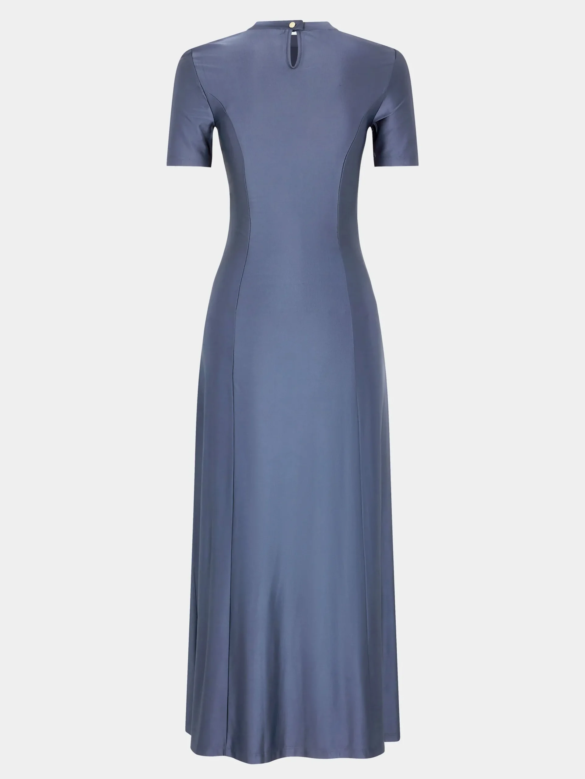 GREY LONG GATHERED DRESS IN JERSEY | Rabanne Best Sale