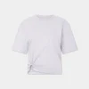Grey t-shirt with piercing | Rabanne Store