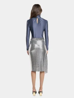 HIGH NECK TOP IN JERSEY | Rabanne Discount