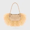 Iconic 1969 moon bag with natural raphia fringes | Rabanne Best